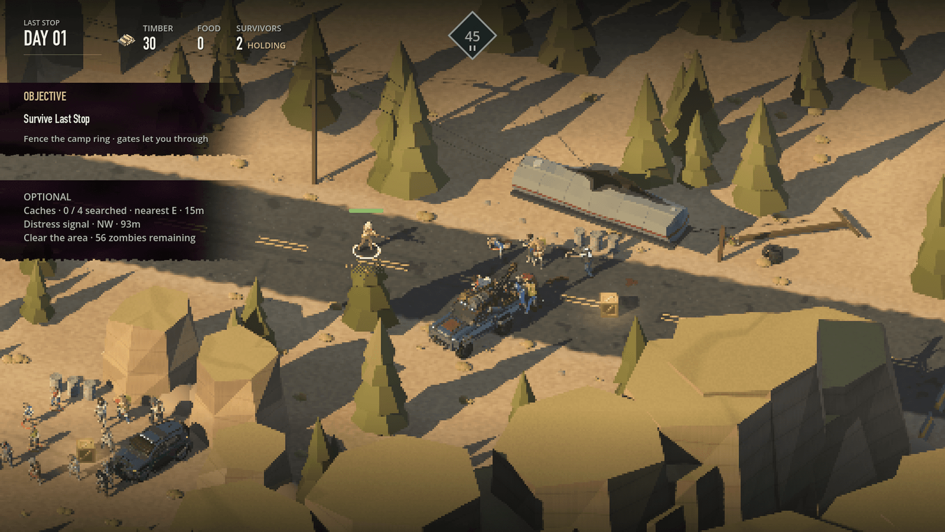 out in the desert past Last Stop, the tanker wreck’s pack coming for the hunting rifle
