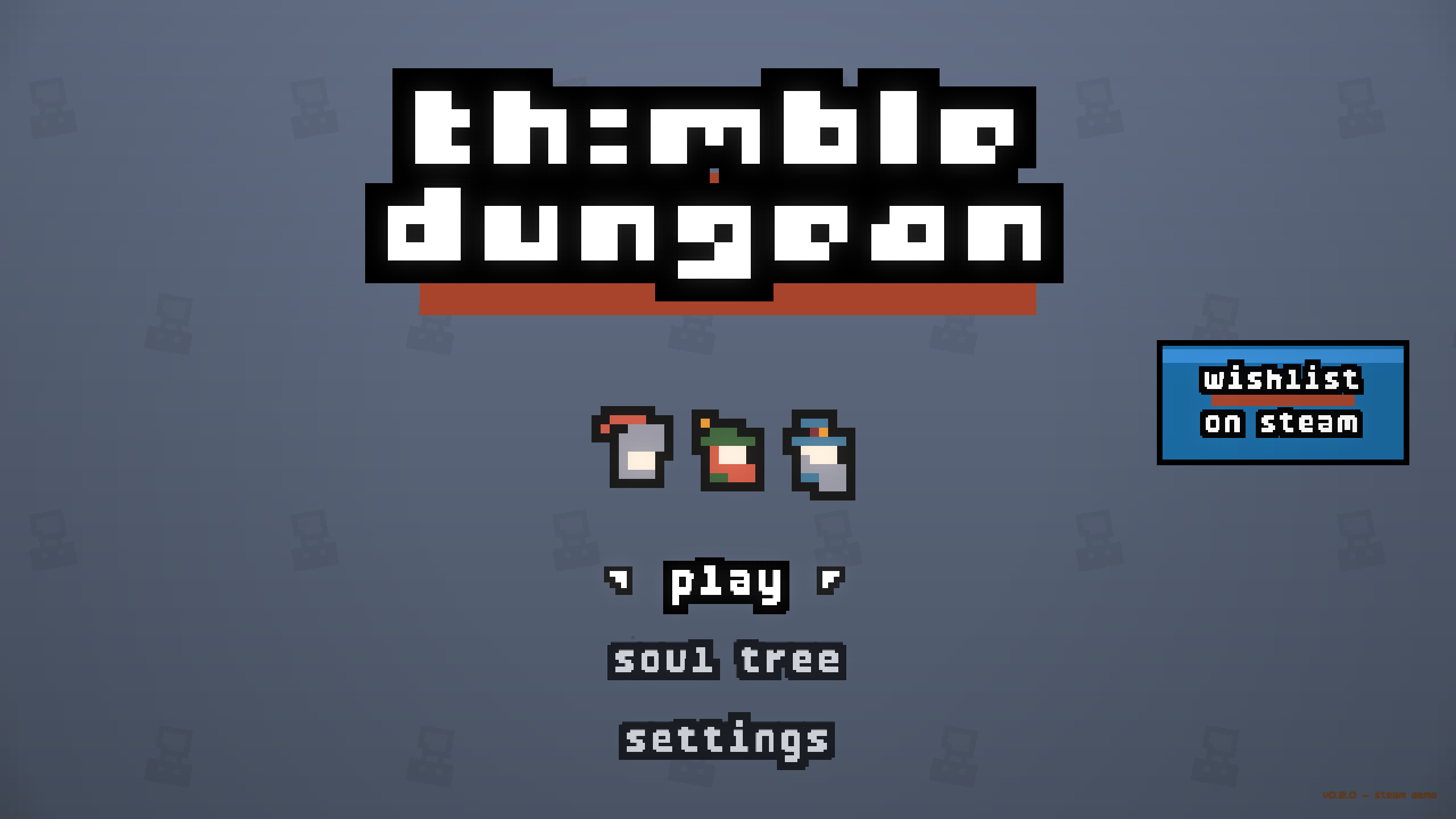 the main menu